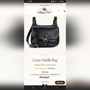 Patricia Nash Linny Saddle Bag